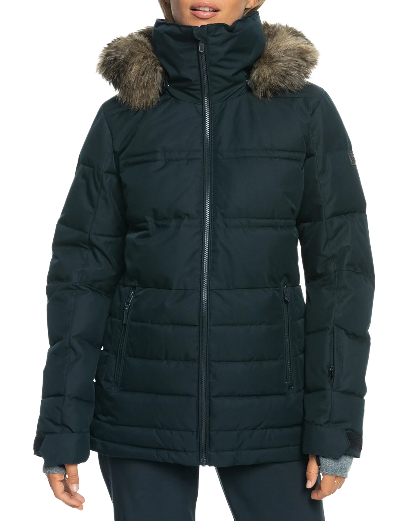 Roxy Women's Quinn Technical Snow Jacket - True Black