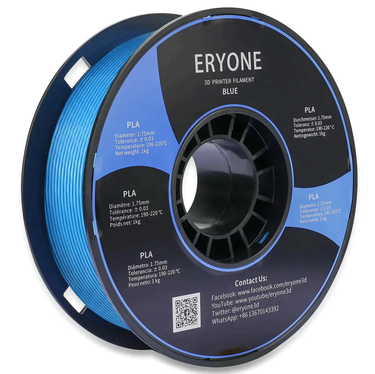 (RU only)Pre-sale- ERYONE All Series PLA 3D Filament 1kg  FREE SHIPPING(MOQ:20 rolls,can mix color)