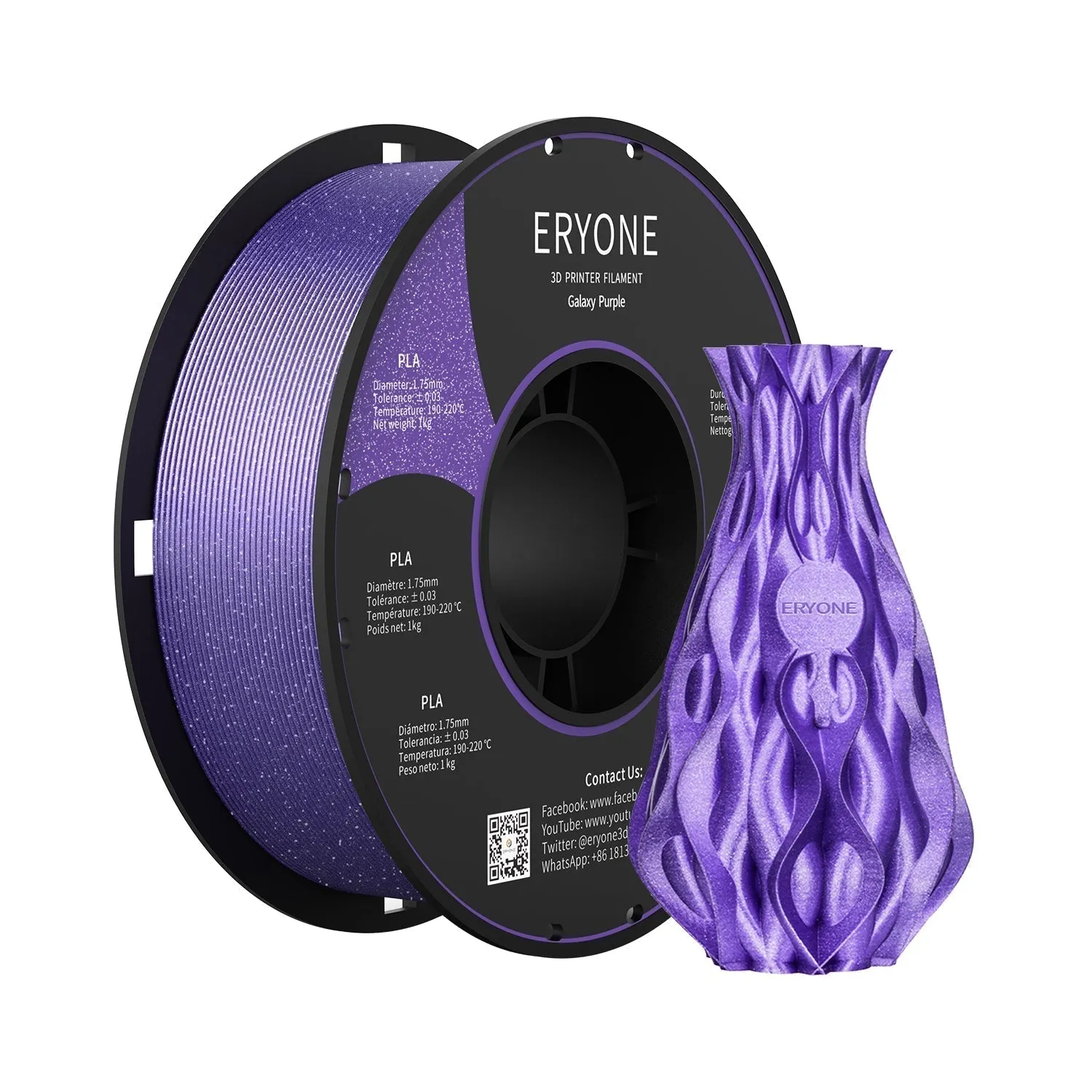 (RU only)Pre-sale- ERYONE All Series PLA 3D Filament 1kg  FREE SHIPPING(MOQ:20 rolls,can mix color)