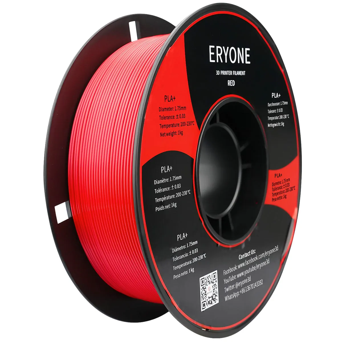 (RU only)Pre-sale- ERYONE All Series PLA 3D Filament 1kg  FREE SHIPPING(MOQ:20 rolls,can mix color)