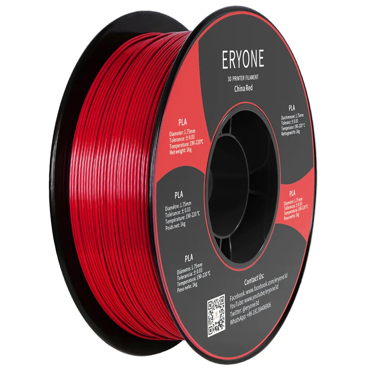 (RU only)Pre-sale- ERYONE All Series PLA 3D Filament 1kg  FREE SHIPPING(MOQ:20 rolls,can mix color)