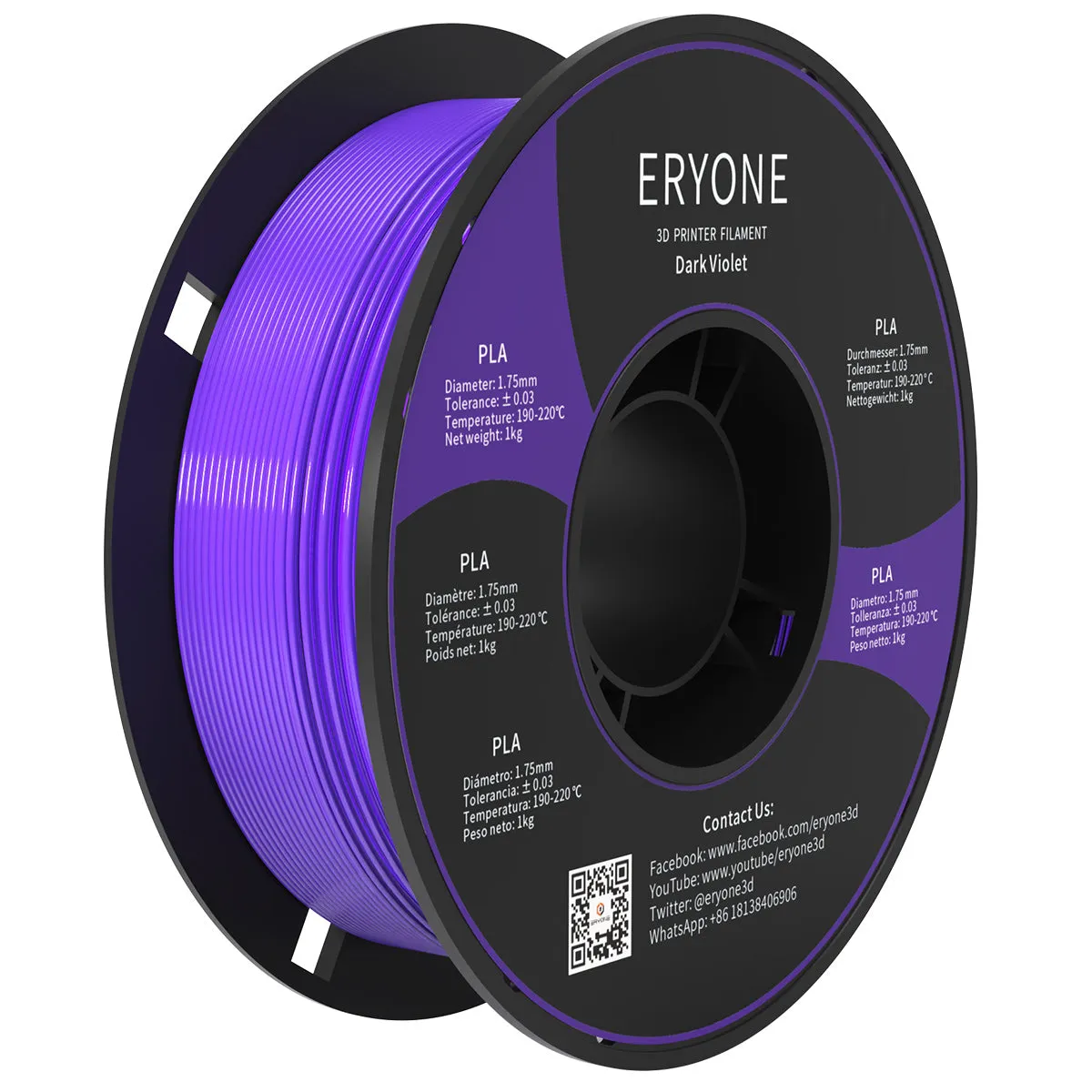 (RU only)Pre-sale- ERYONE All Series PLA 3D Filament 1kg  FREE SHIPPING(MOQ:20 rolls,can mix color)