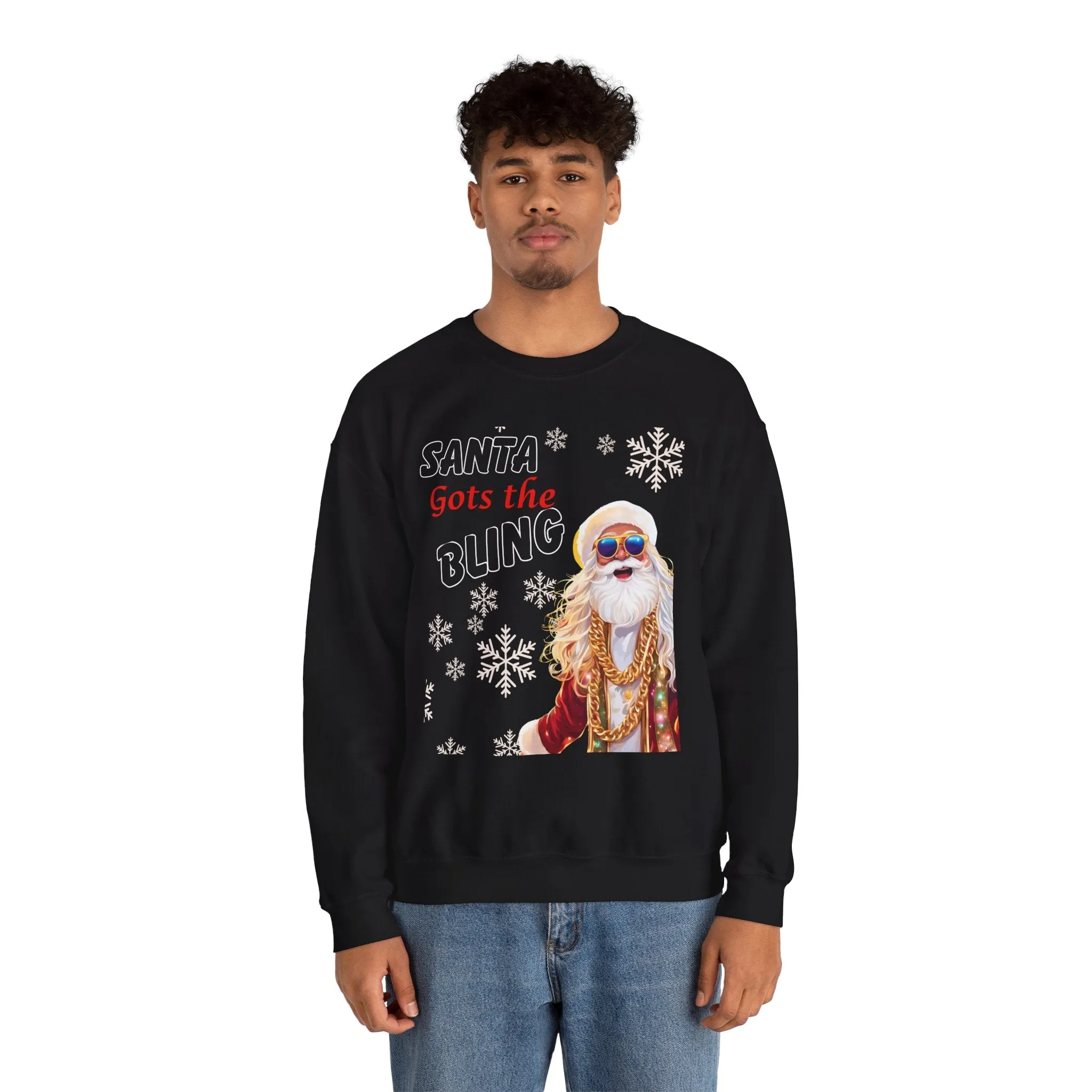 Santa's Got the Bling Unisex Sweatshirt