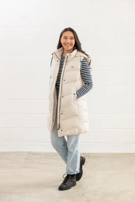 Savannah Ladies Long Gilet