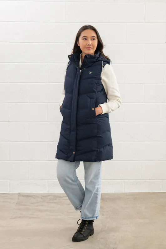 Savannah Ladies Long Gilet