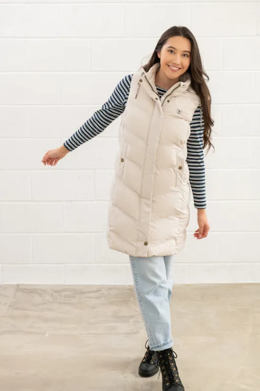 Savannah Ladies Long Gilet