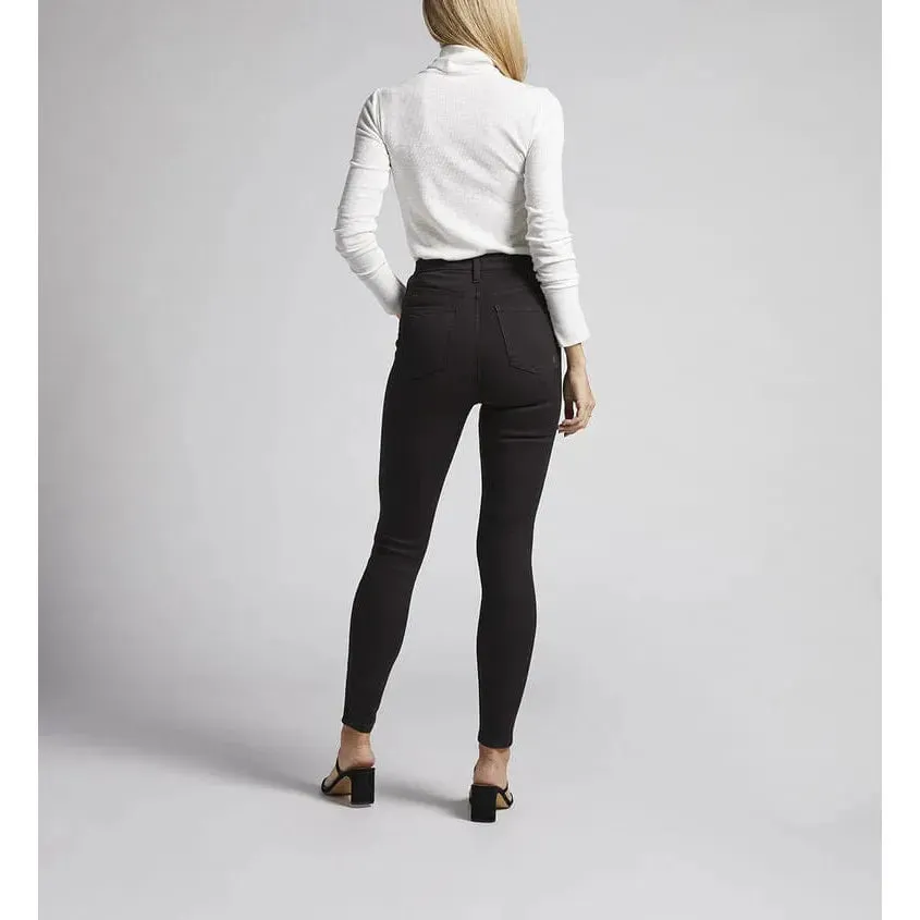 Silver Infinite Fit High Rise Skinny Black