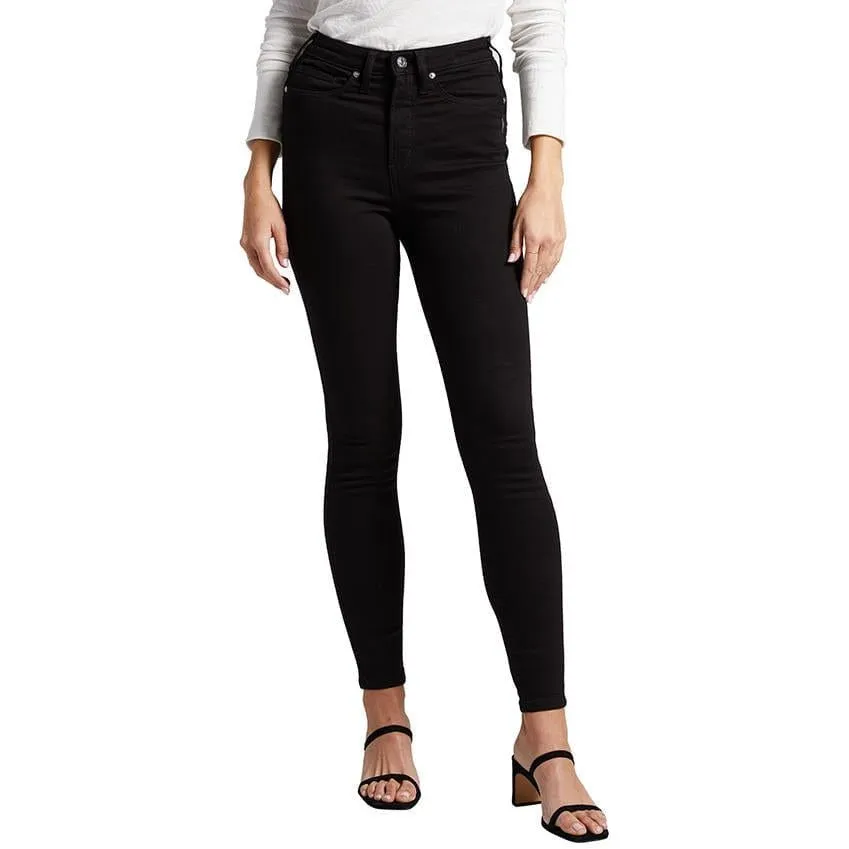 Silver Infinite Fit High Rise Skinny Black