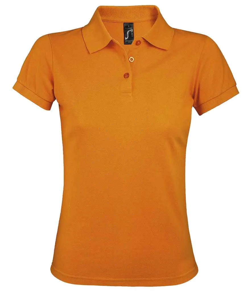 SOL'S Prime Poly/Cotton Pique Polo Shirt (Ladies) - Bright Colours