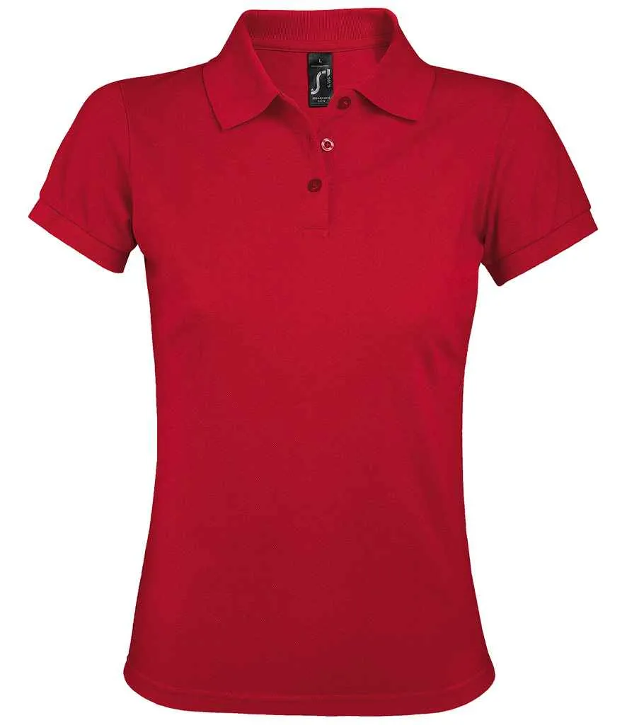 SOL'S Prime Poly/Cotton Pique Polo Shirt (Ladies) - Bright Colours