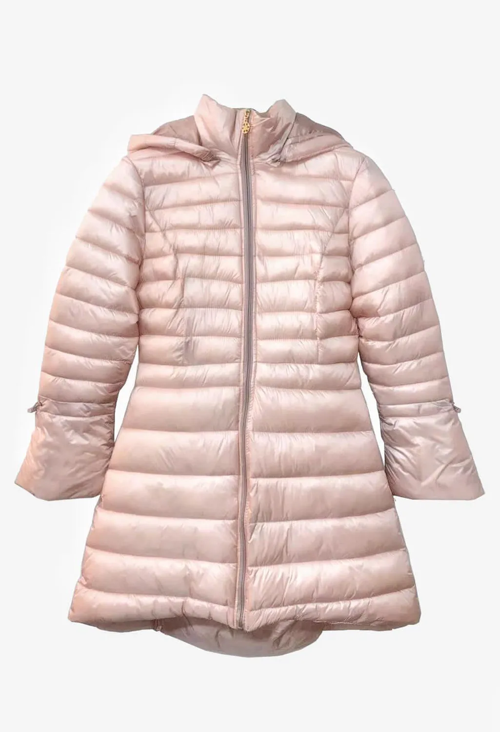 Stylish Pink Puffer Coat