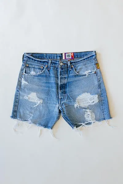 Sun Pocket Upcycled Levi's Shorts - #13