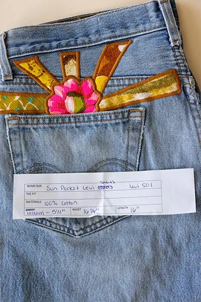 Sun Pocket Upcycled Levi's Shorts - #13