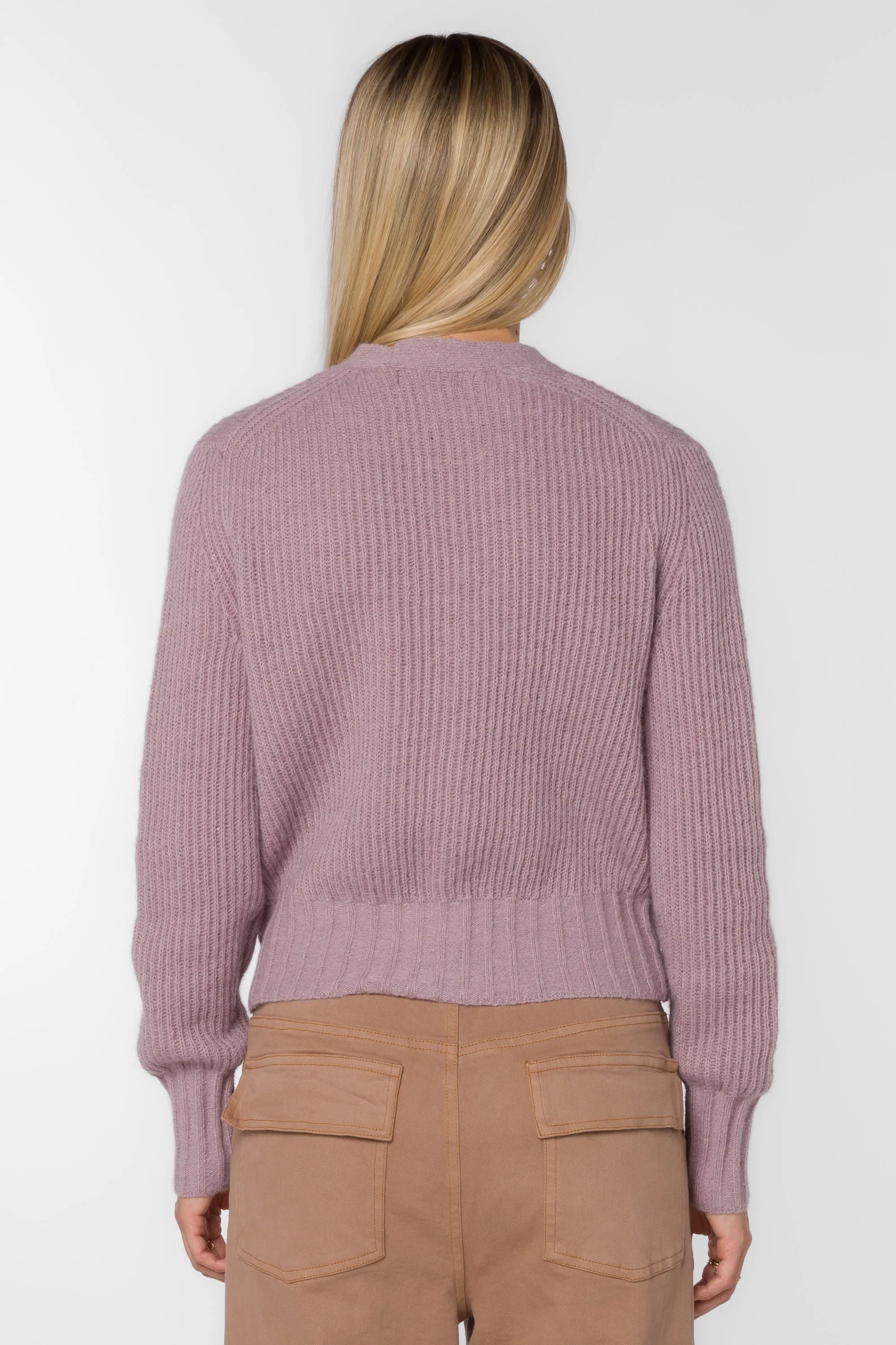 Sunshine Muted Mauve Cardigan