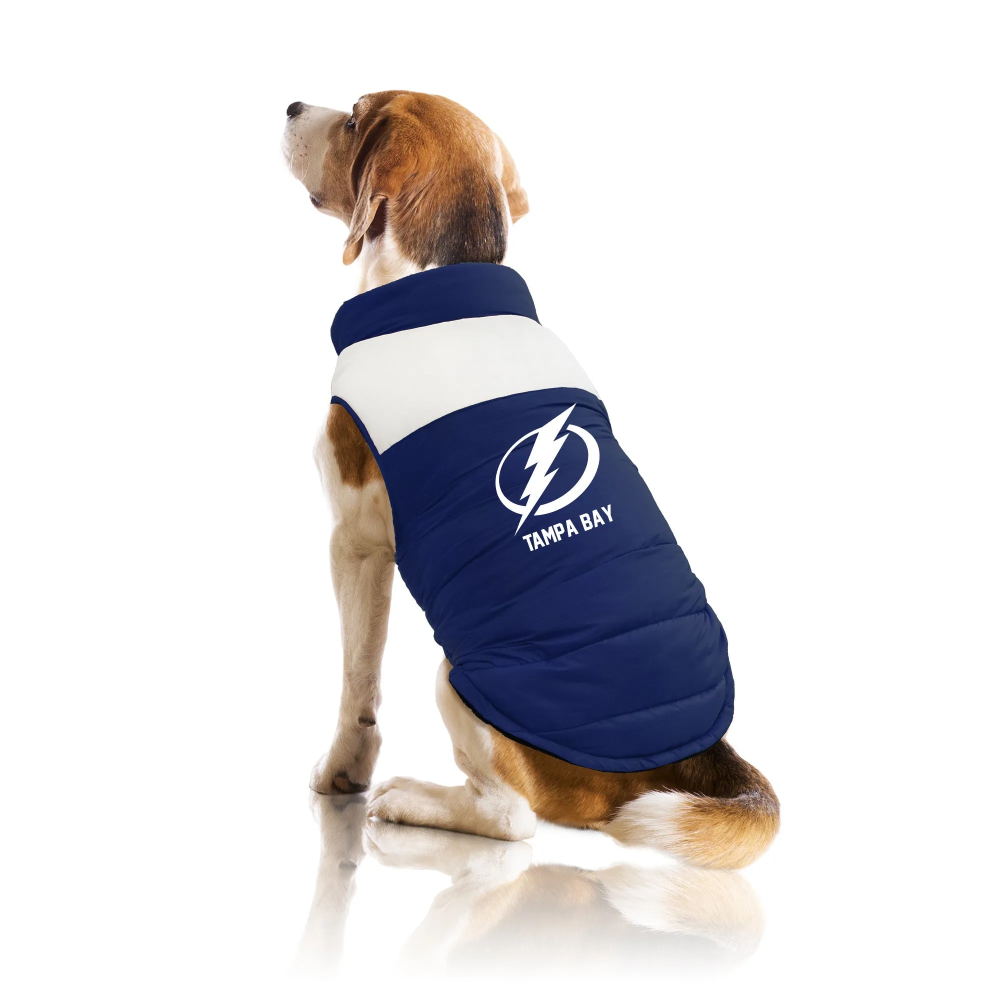 Tampa Bay Lightning Pet Parka Puff Vest