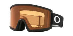 Target Line L Snow Goggles - Matte Black w/ Persimmon Lenses