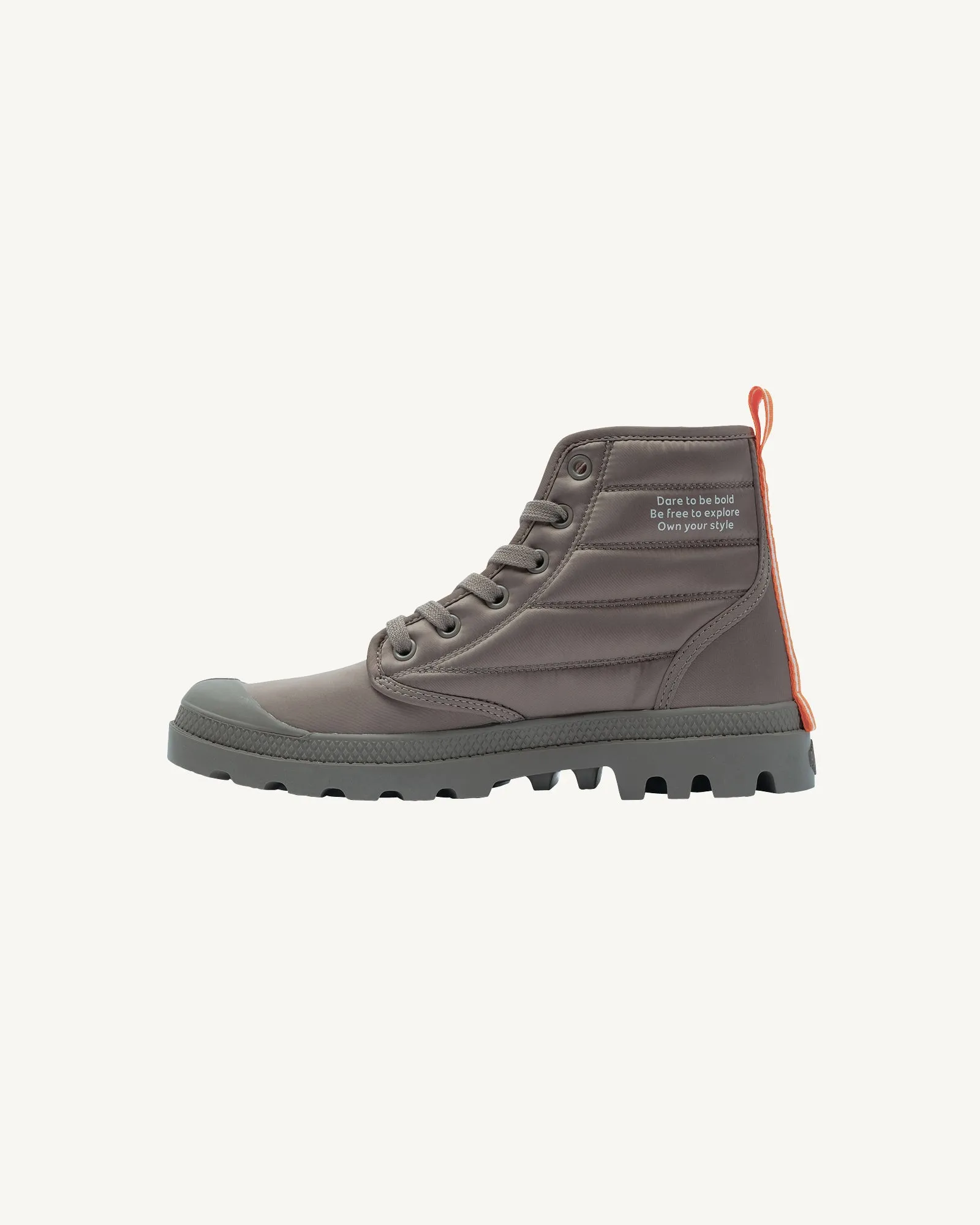 Taupe Rhona Pampa Hi Dare JOTT x PALLADIUM boots