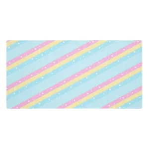 Teatime Fantasy Blue Rainbow Gaming Mouse Pad