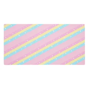 Teatime Fantasy Pink Rainbow Gaming Mouse Pad