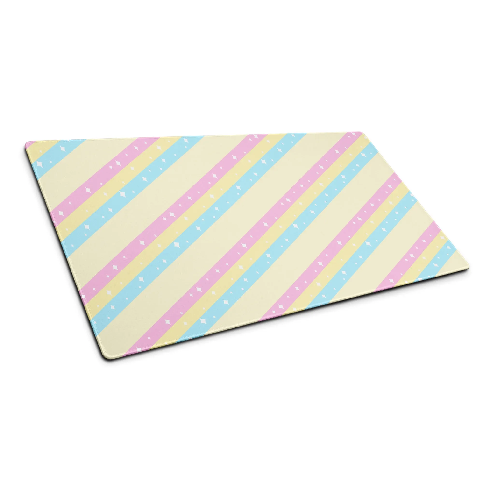 Teatime Fantasy Yellow Rainbow Gaming Mouse Pad