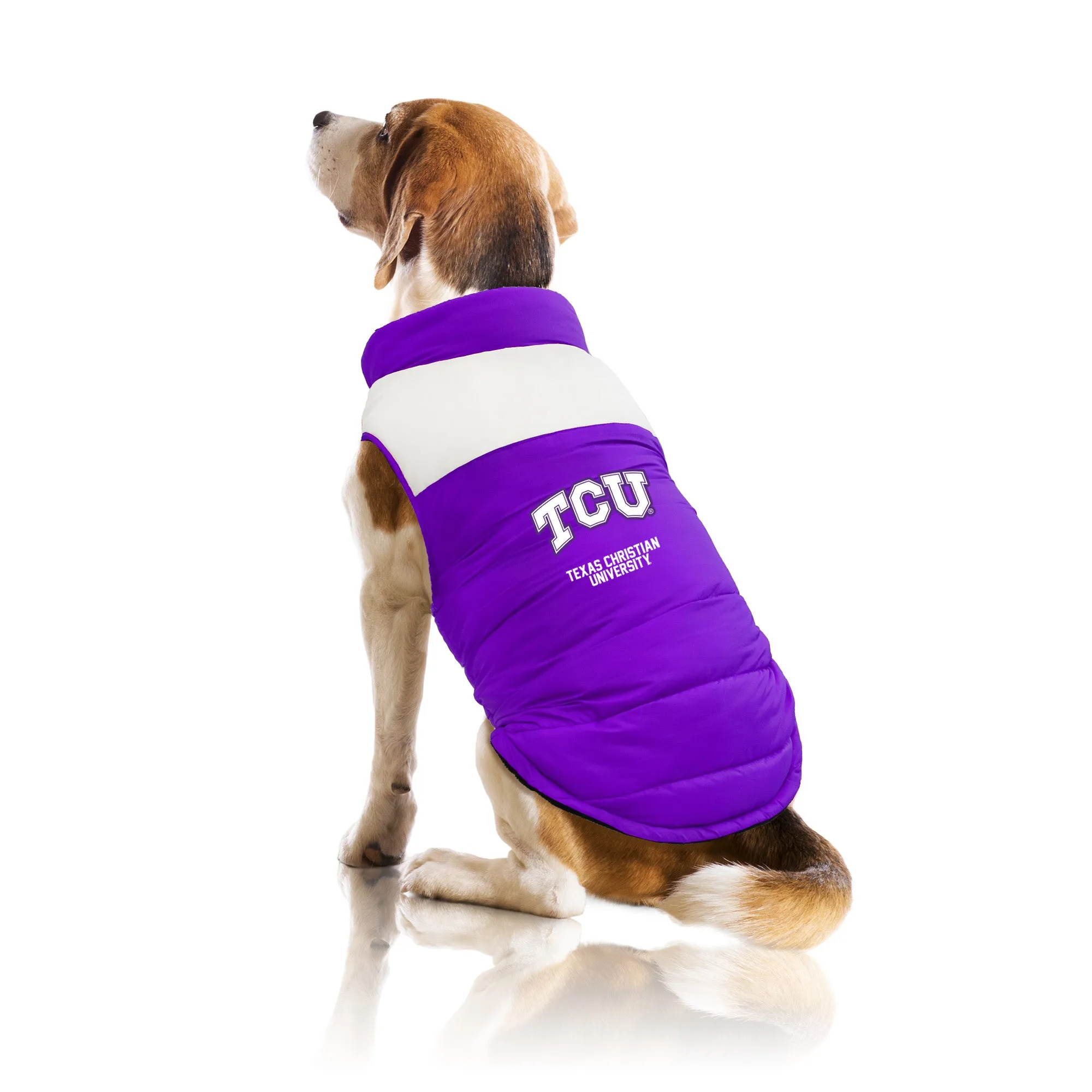 Texas Christian University Pet Parka Puff Vest