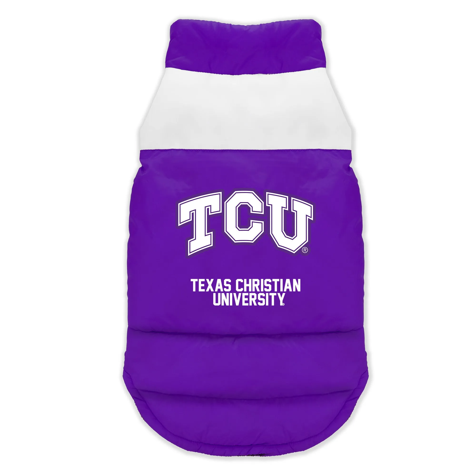 Texas Christian University Pet Parka Puff Vest