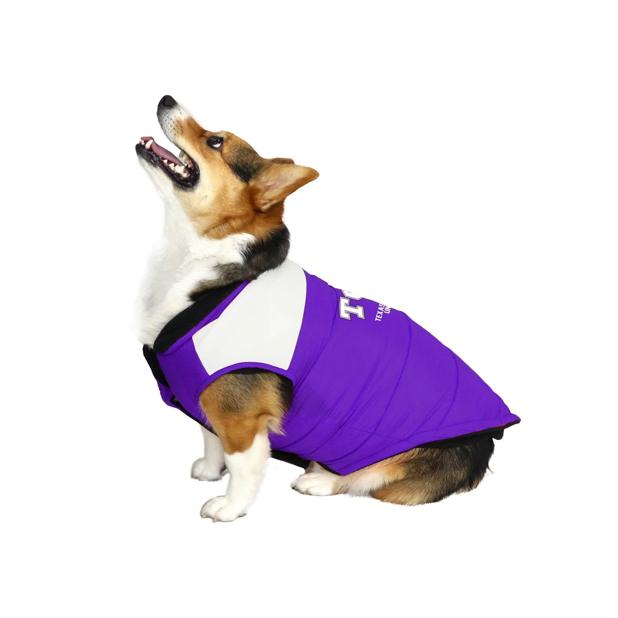 Texas Christian University Pet Parka Puff Vest