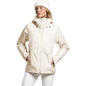 THE NORTH FACE Women's Clementine Triclimate Insulated Ski Jacket, Gardenia White, X-Small