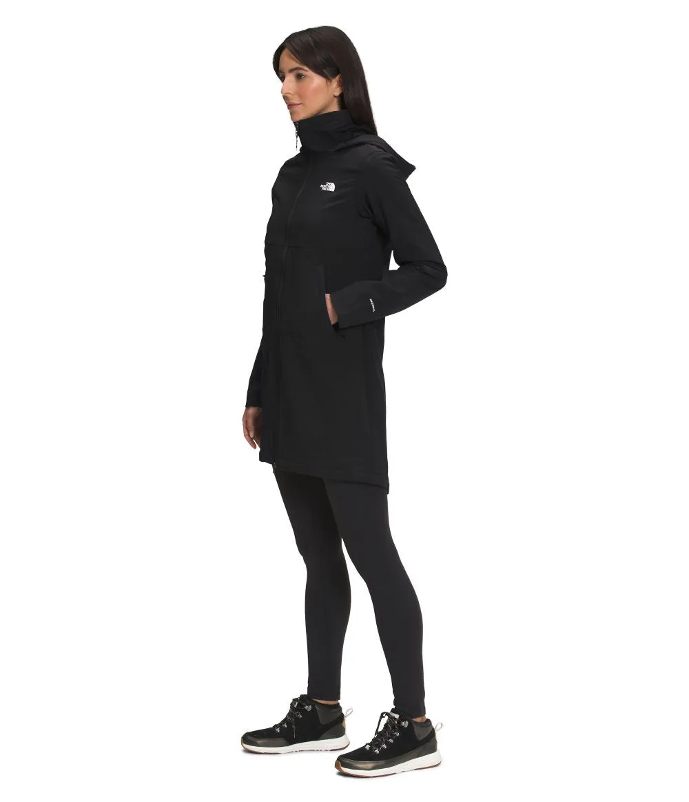 'The North Face' Women's Shelbe Raschel Parka Length Jacket w/Hood - TNF Black