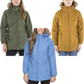 Trespass Womens Celebrity Fleece Lined Parka Jacket