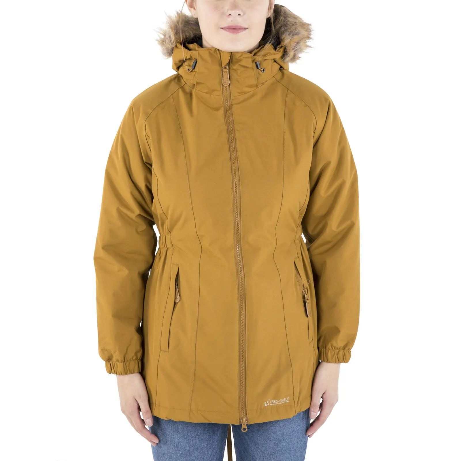 Trespass Womens Celebrity Fleece Lined Parka Jacket