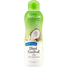 TropiClean Lime & Coconut Shed Control Dog & Cat Shampoo 20 oz.