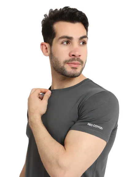 Undershirt For Men, Short Sleeves, Requral Fit