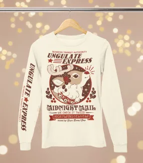 Ungulate Express Reindeer Mail Long Sleeve Shirt