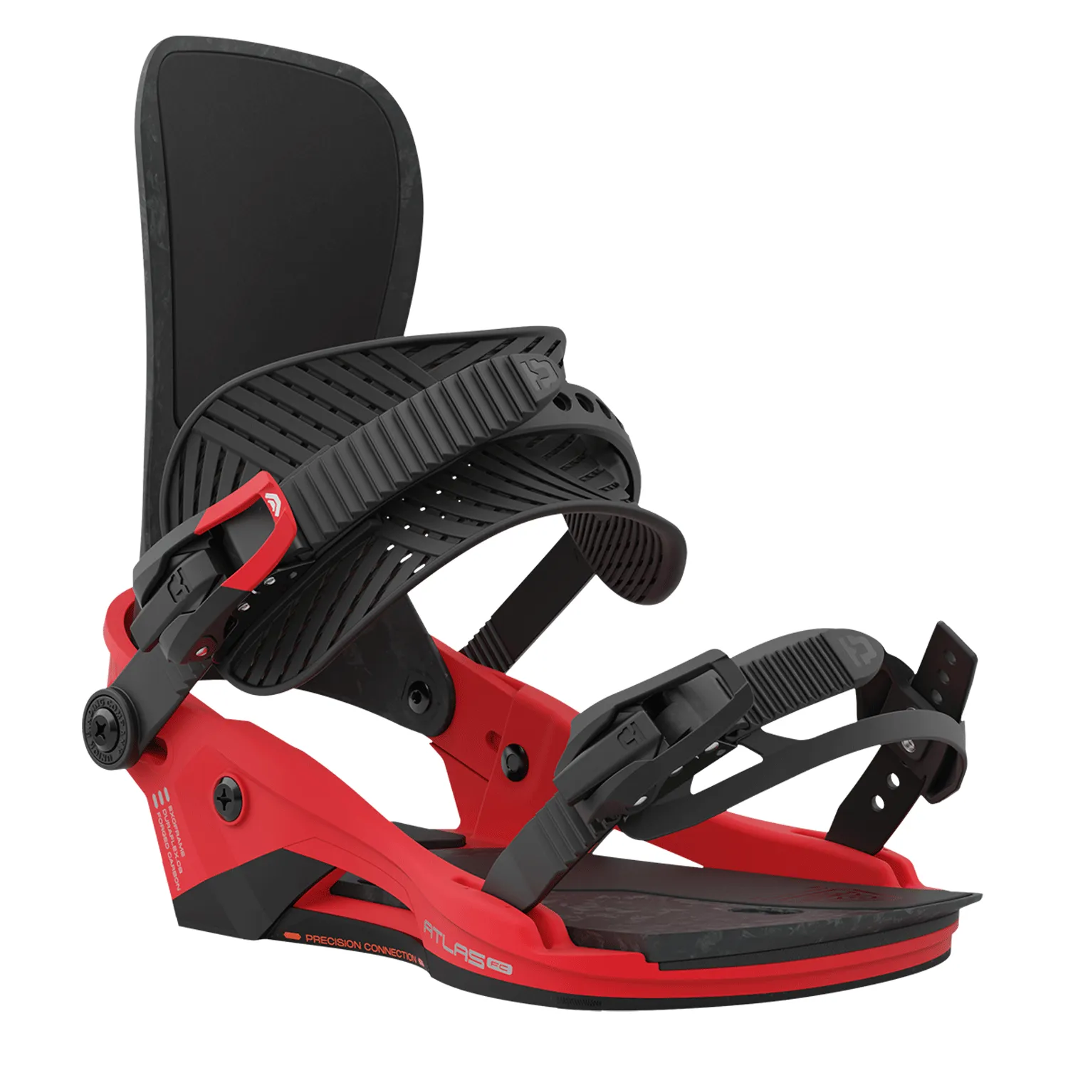 Union Men's Atlas FC Snowboard Bindings 2024 Race Red