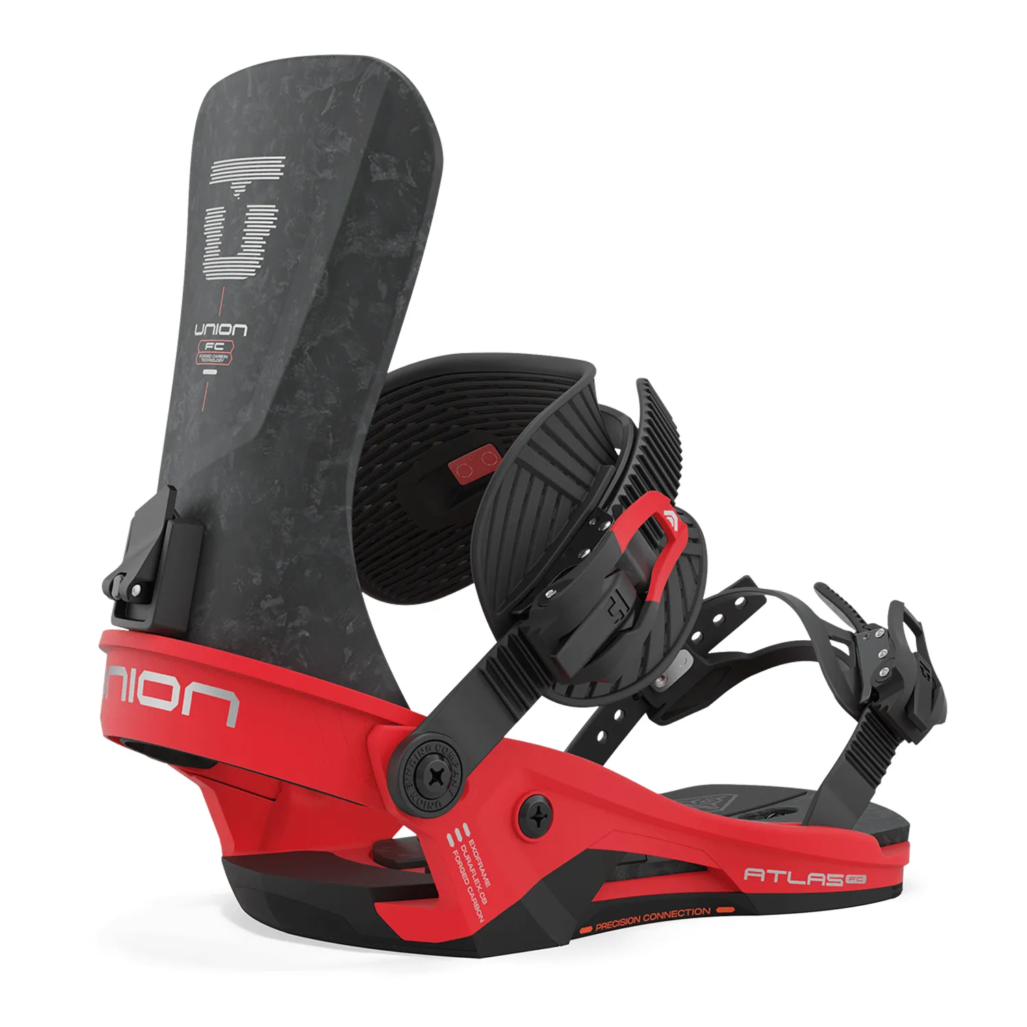 Union Men's Atlas FC Snowboard Bindings 2024 Race Red