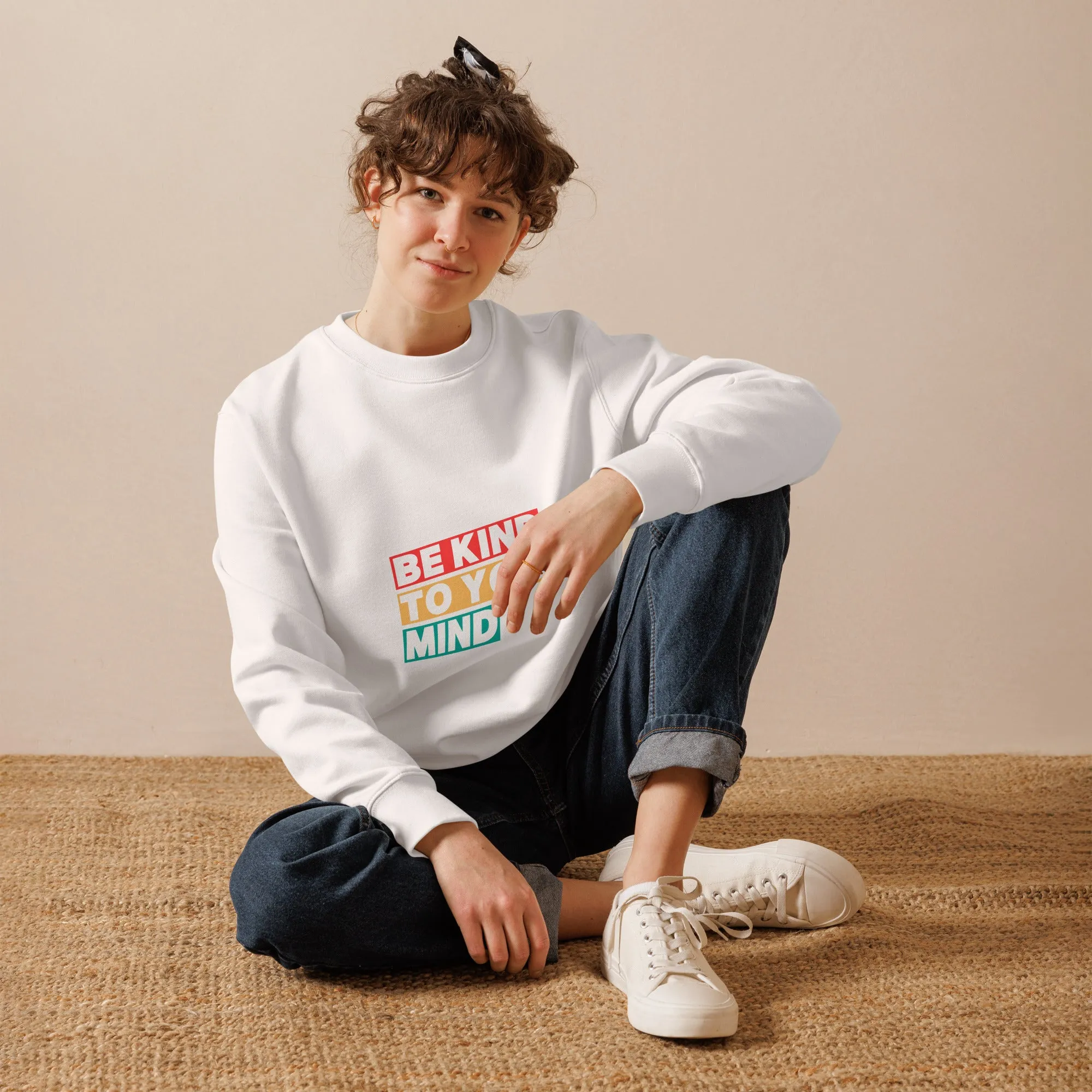 Unisex eco sweatshirt - Be kind to your Mind