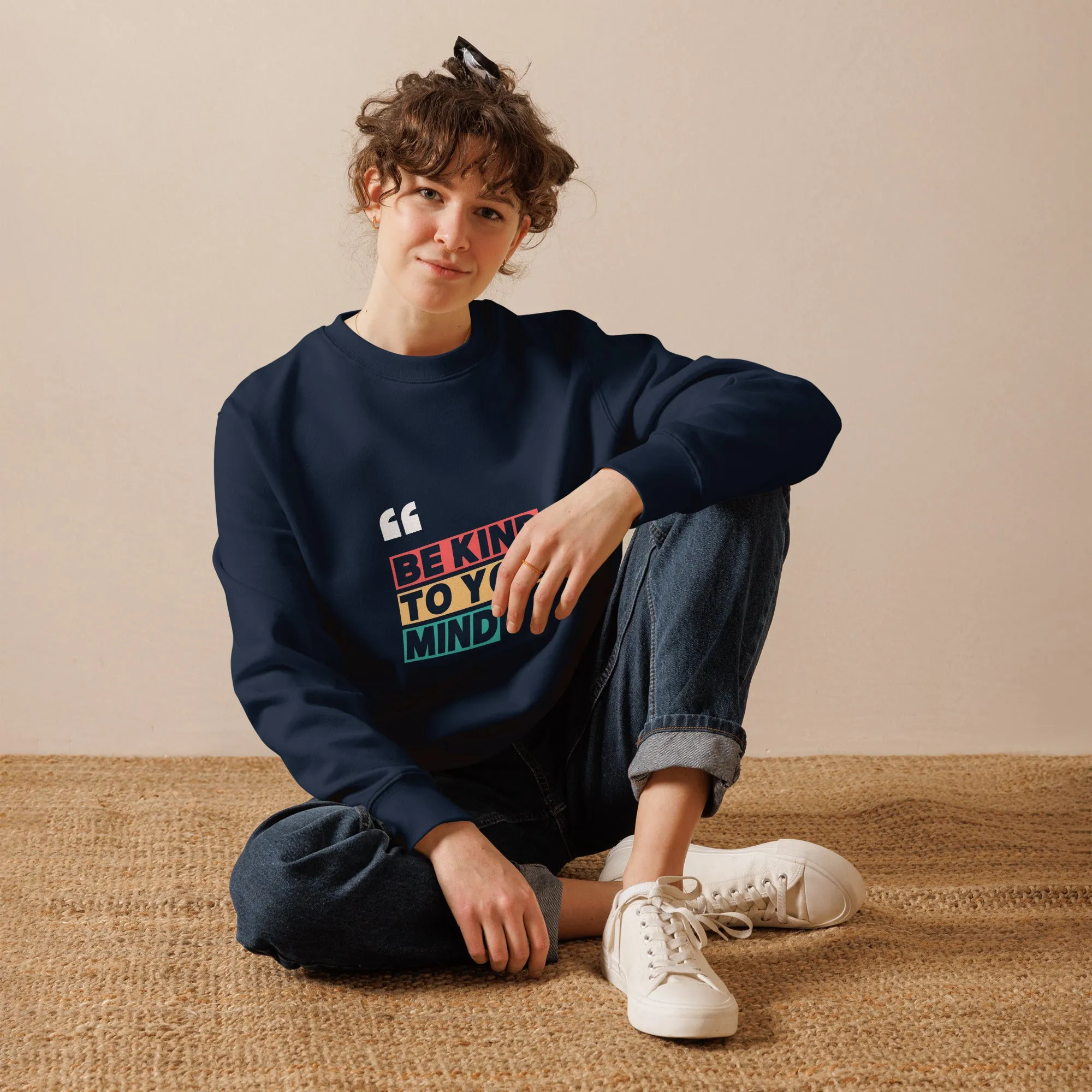 Unisex eco sweatshirt - Be kind to your Mind