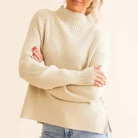 Varley Hagen Mock Sweater - Rainy Day