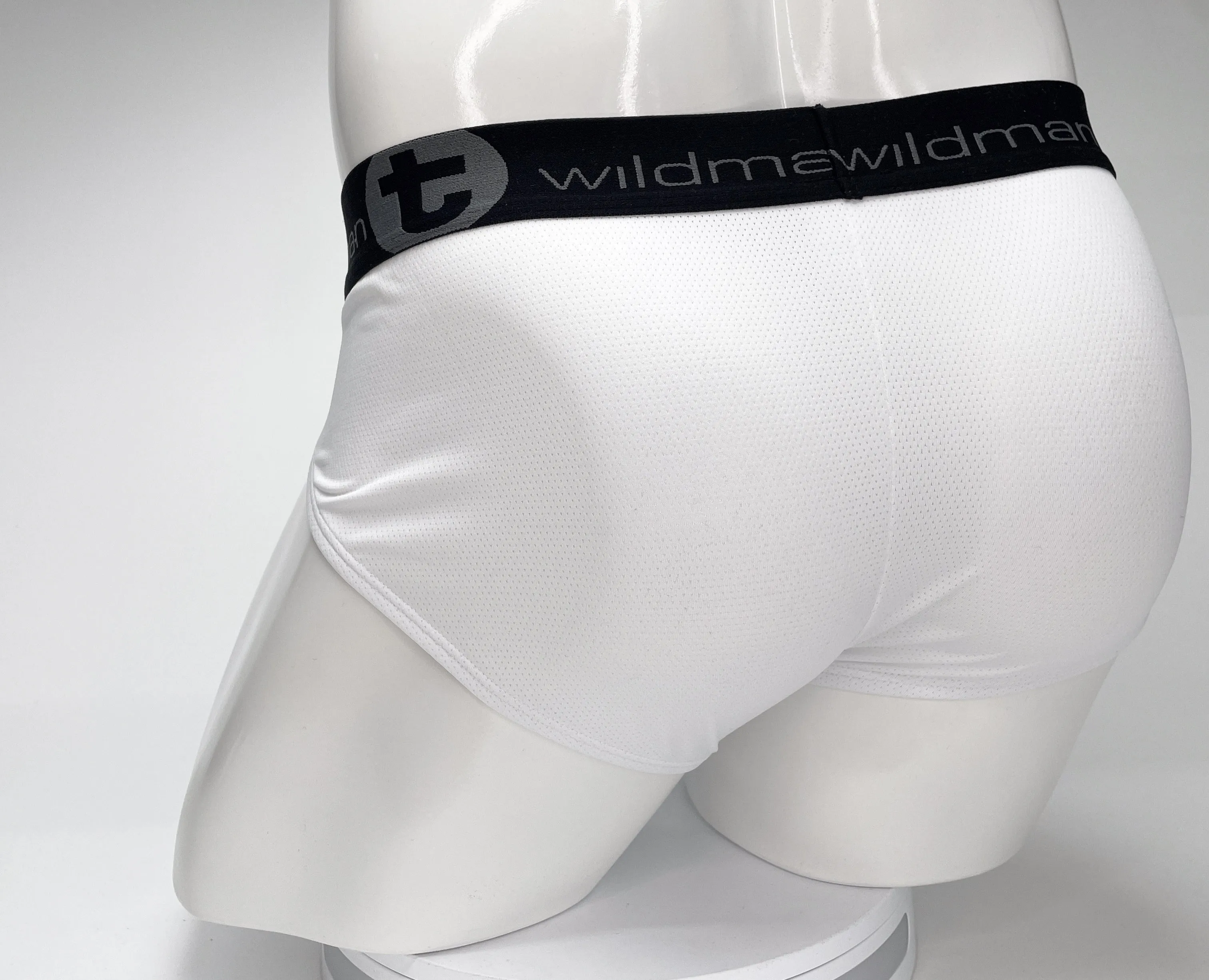 WildmanT Mesh Monster Cock Brief White