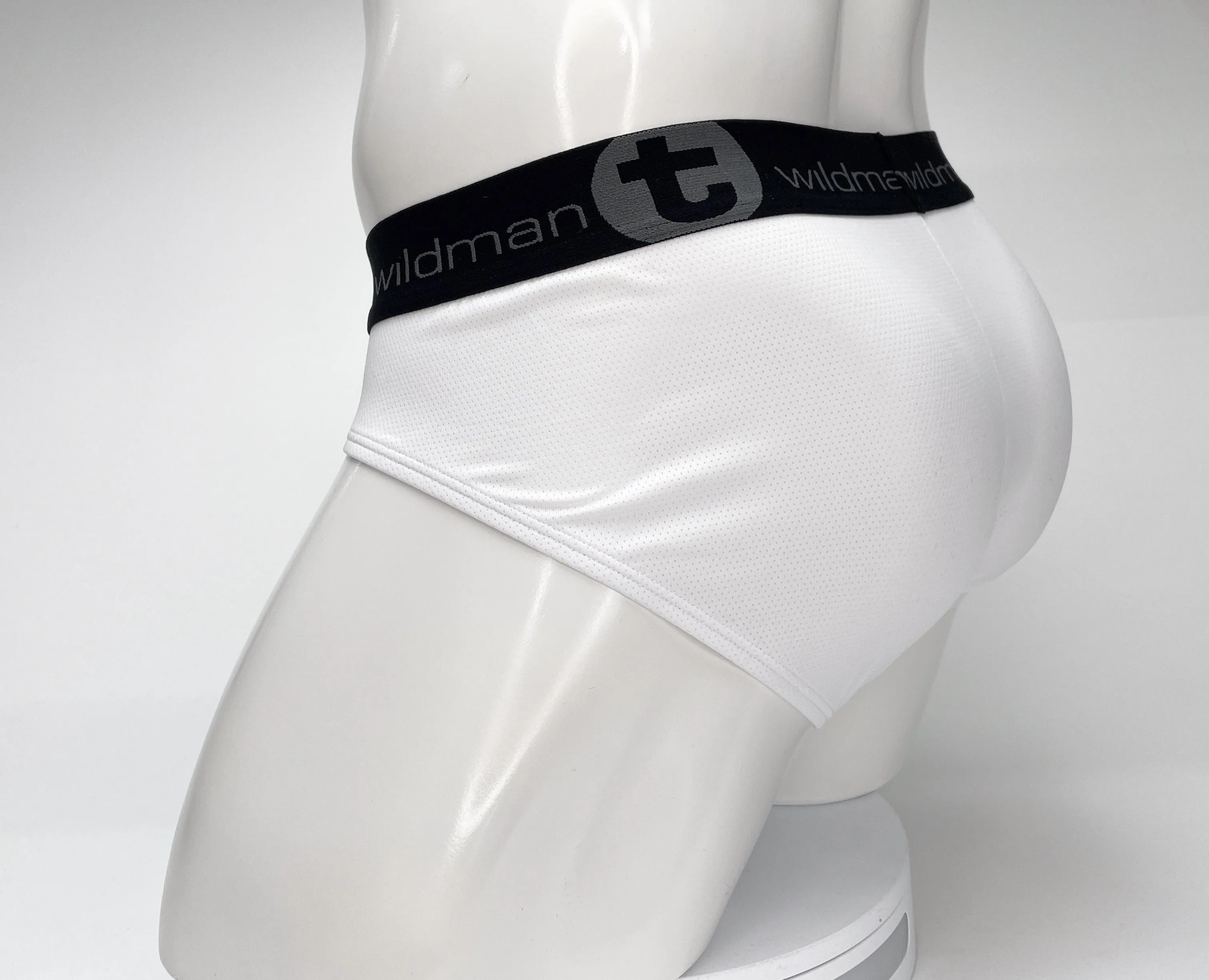 WildmanT Mesh Monster Cock Brief White