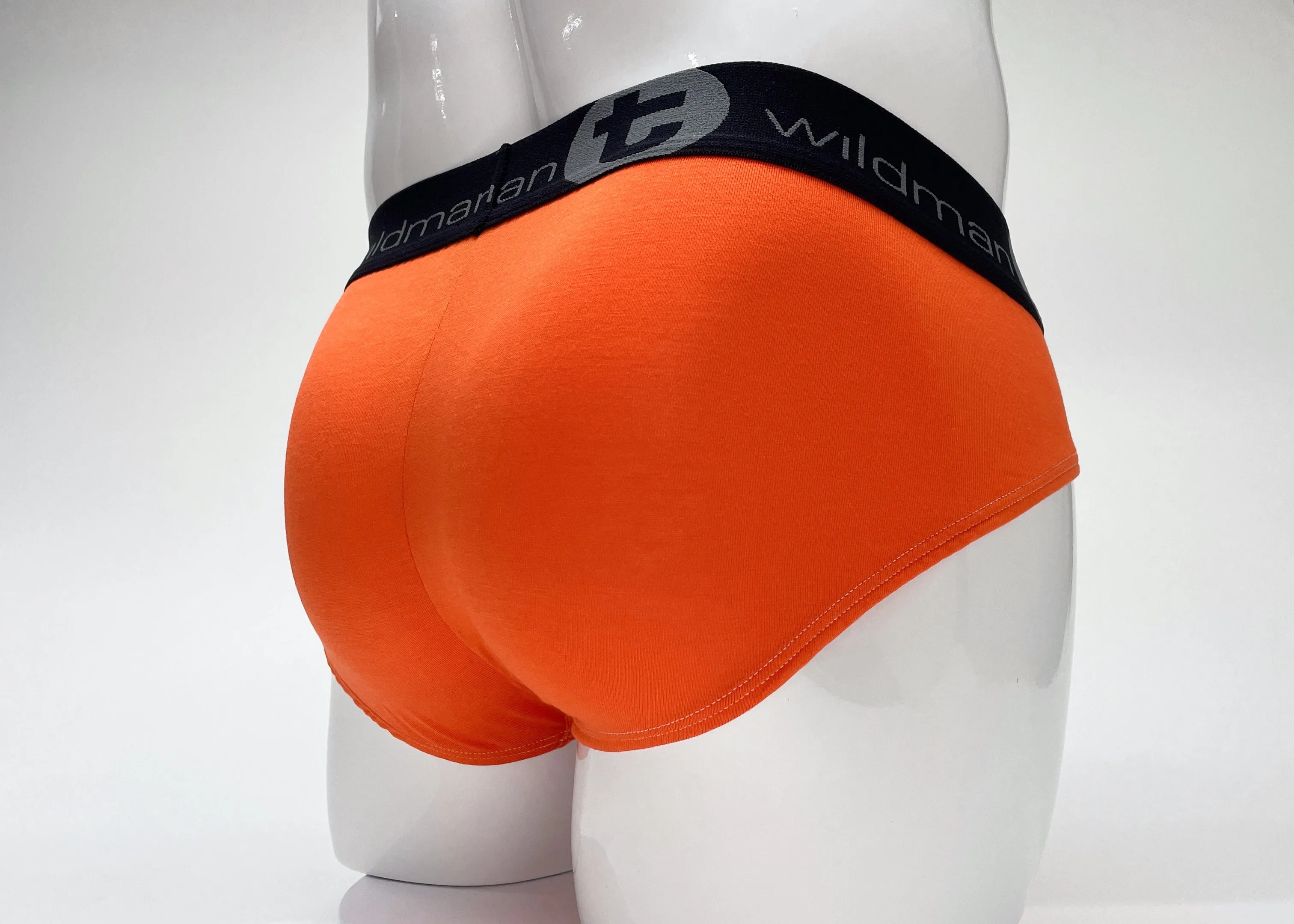 WildmanT Modal Big Boy Pouch Brief Orange