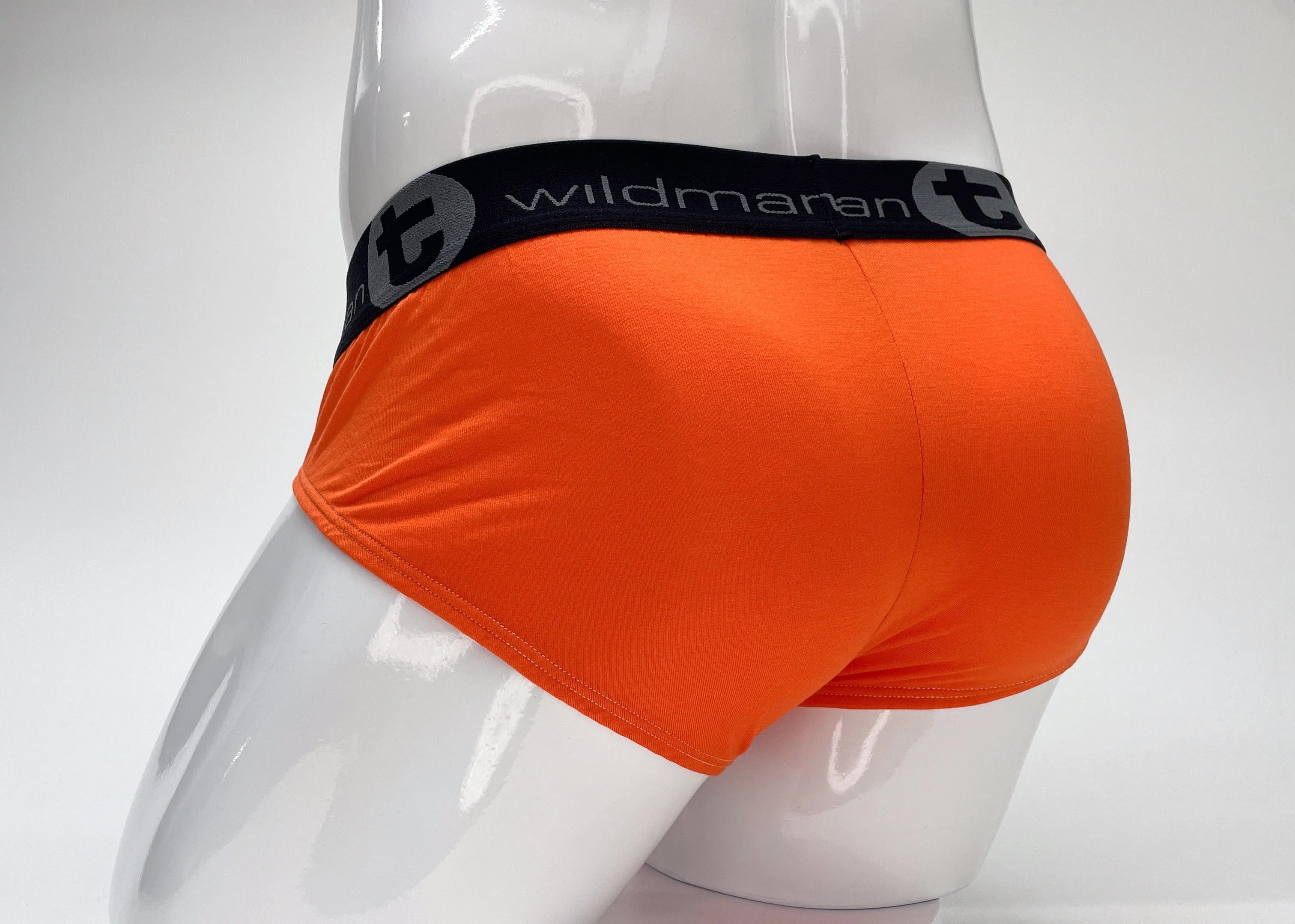 WildmanT Modal Big Boy Pouch Brief Orange