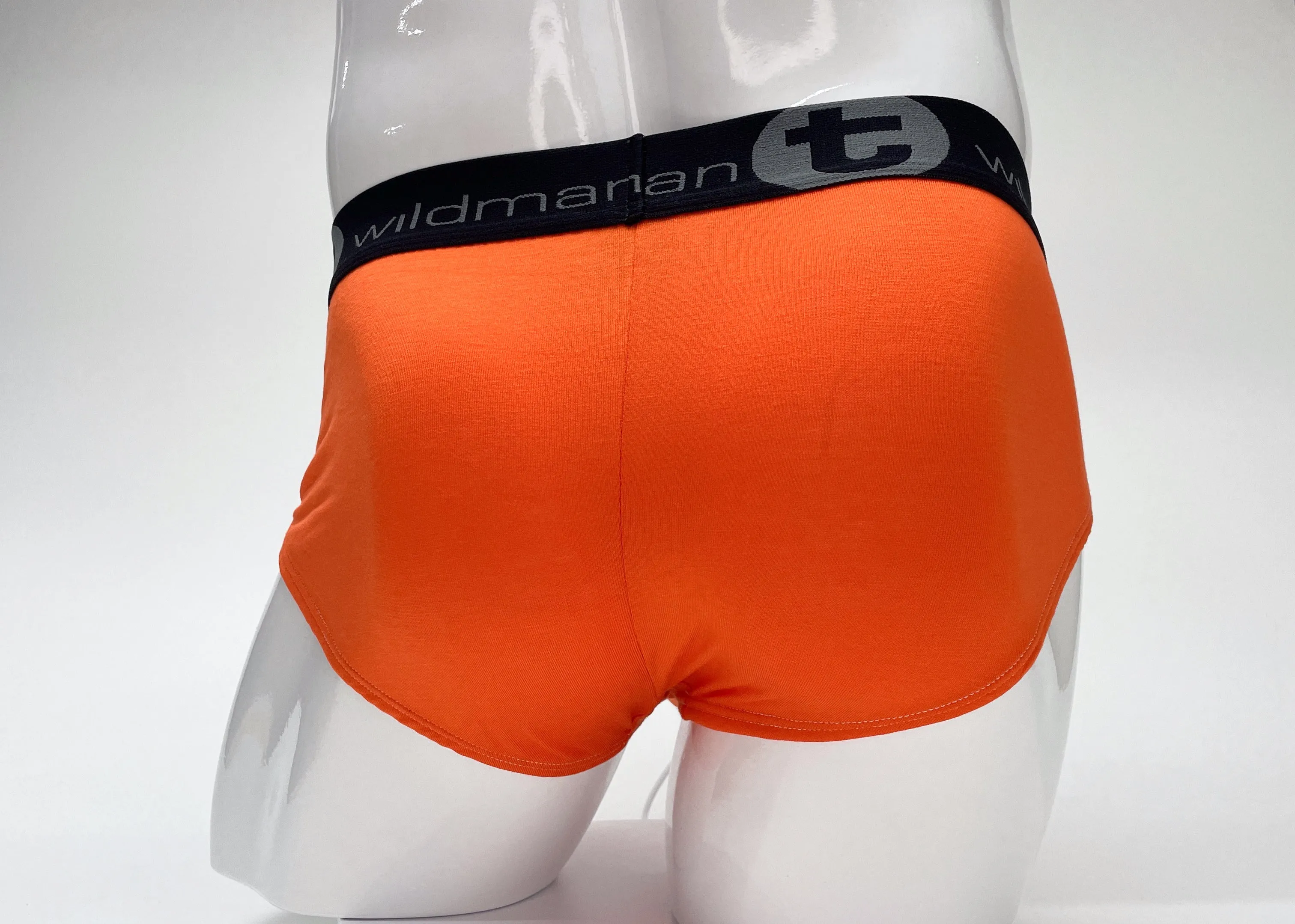 WildmanT Modal Big Boy Pouch Brief Orange