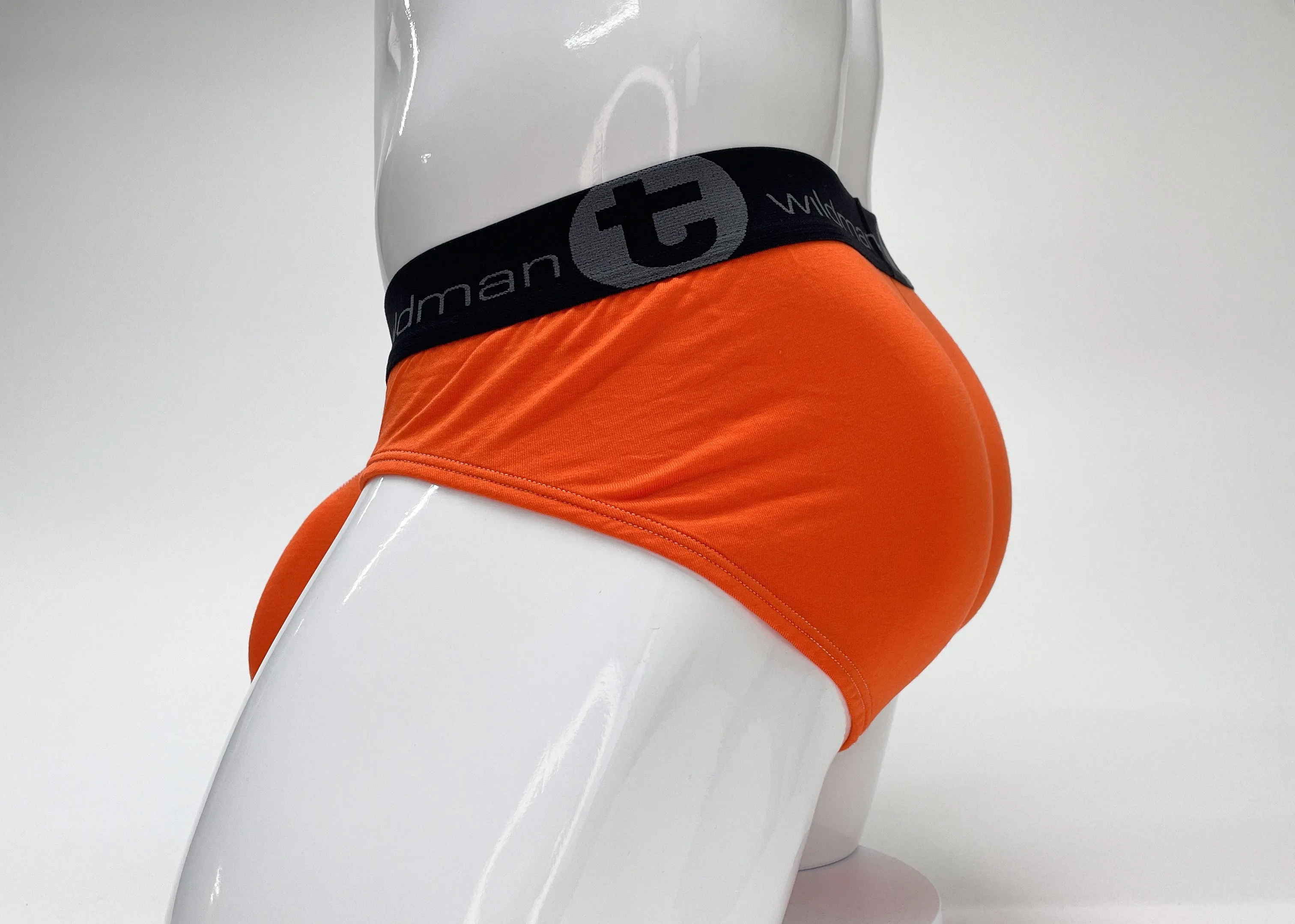 WildmanT Modal Big Boy Pouch Brief Orange