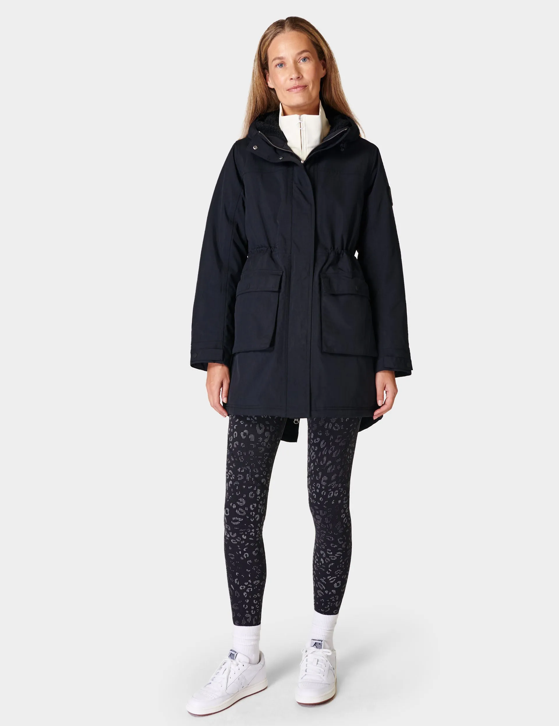 Winter Stride Waterproof Parka - Black