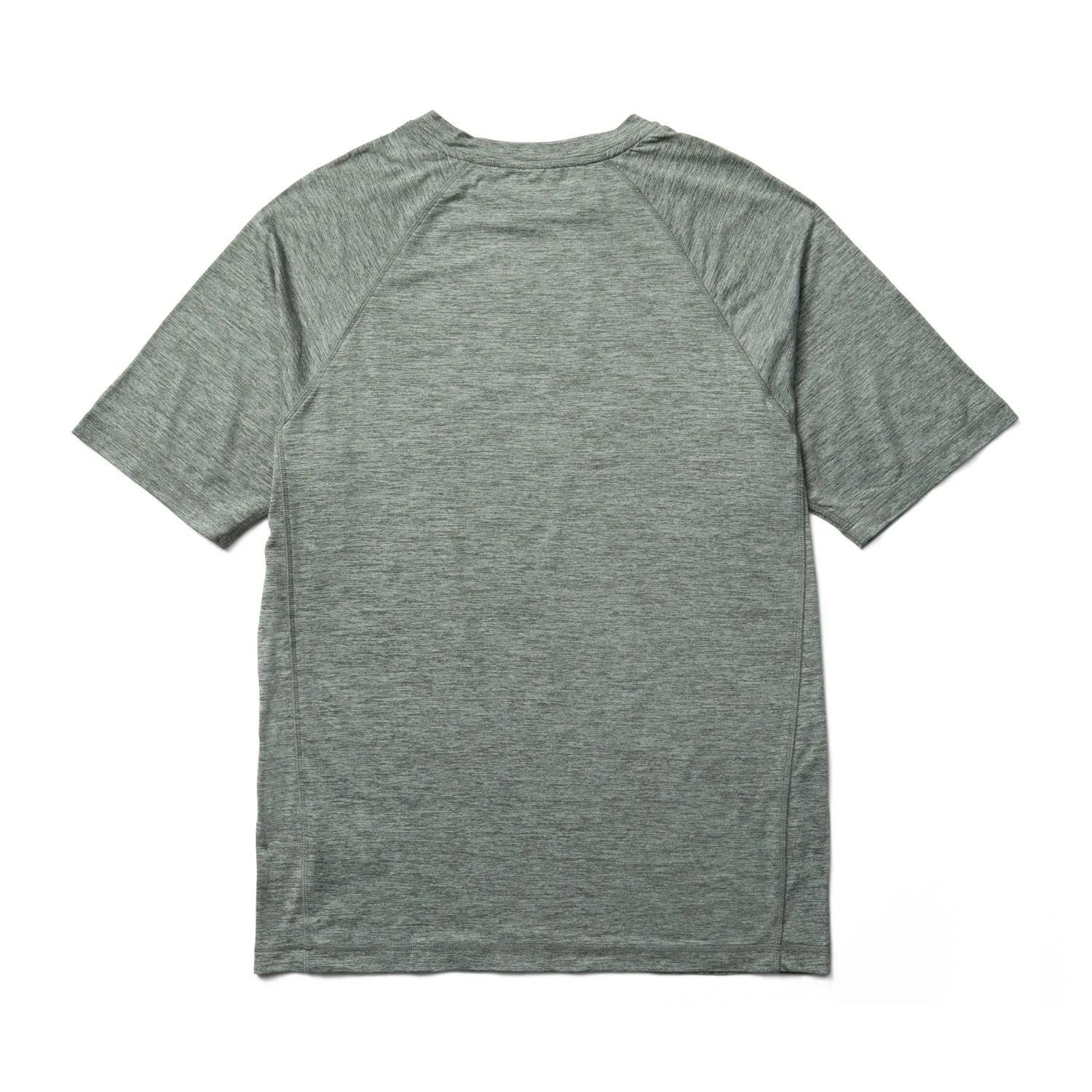 Wolverine Mens Gunmetal Heather 100% Polyester Sun-Stop Eco Tee