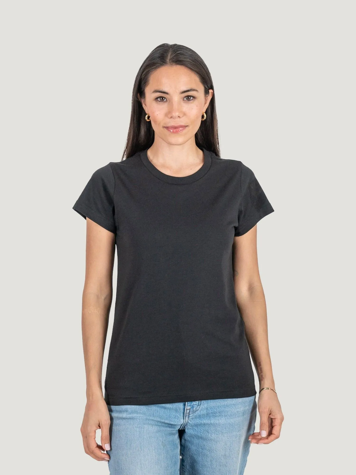 Women's Black Crew Neck (1st Gen.) FINAL SALE