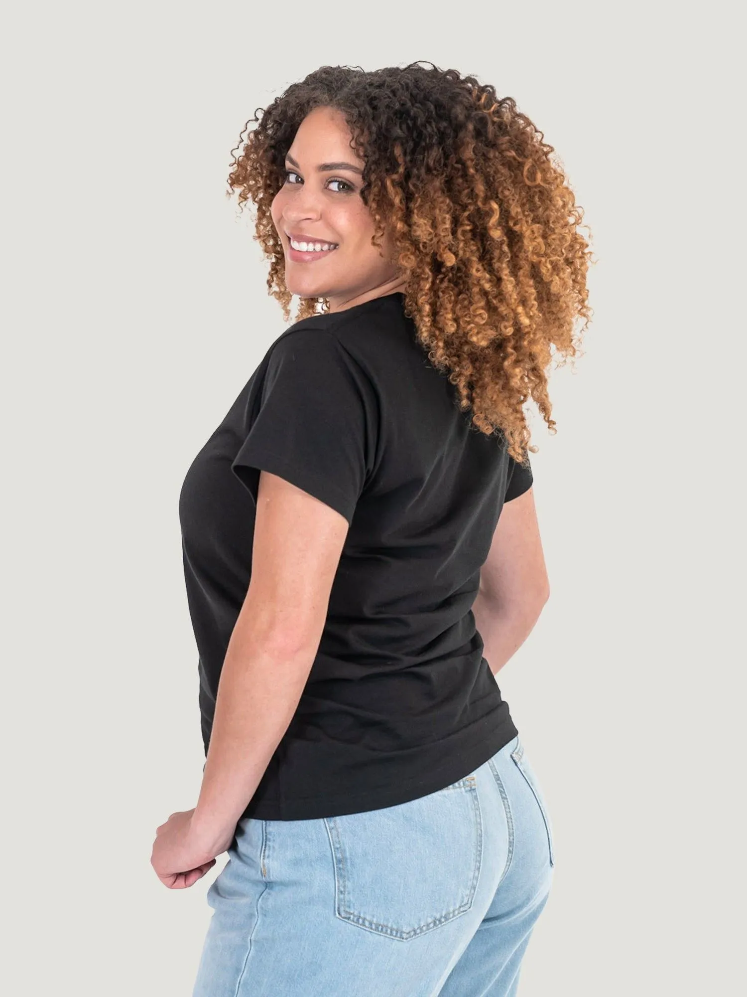 Women's Black Crew Neck (1st Gen.) FINAL SALE