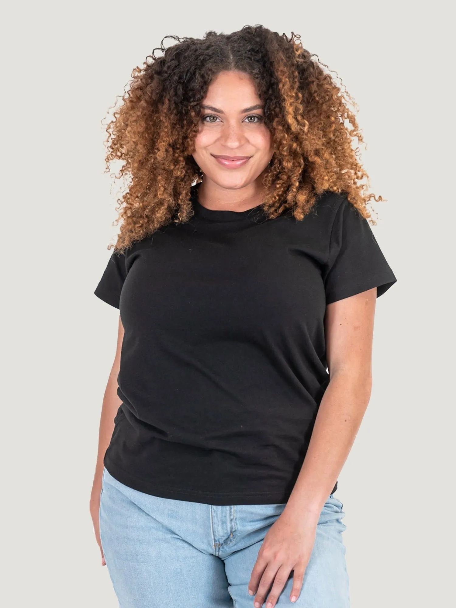 Women's Black Crew Neck (1st Gen.) FINAL SALE